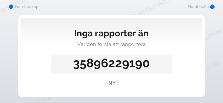 Nummerinformation för 35896229190