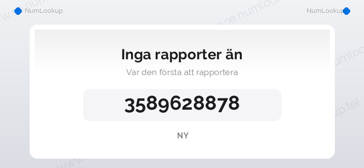 Nummerinformation för 3589628878